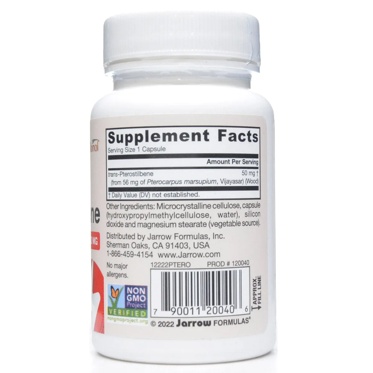 Trans-Pterostilbene 60 caps by Jarrow Formulas