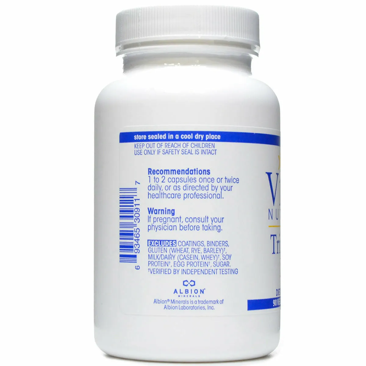 Triple Magnesium Complex 90 caps by Vital Nutrients