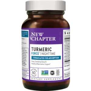 Turmeric Force Nighttime 60 vegcaps by New Chapter