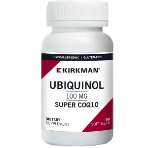 Ubiquinol 100 mg Super CoQ10 60 softgels by Kirkman Labs