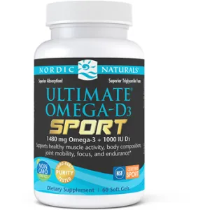 Ultimate Omega-D3 Sport 60 softgels by Nordic Naturals