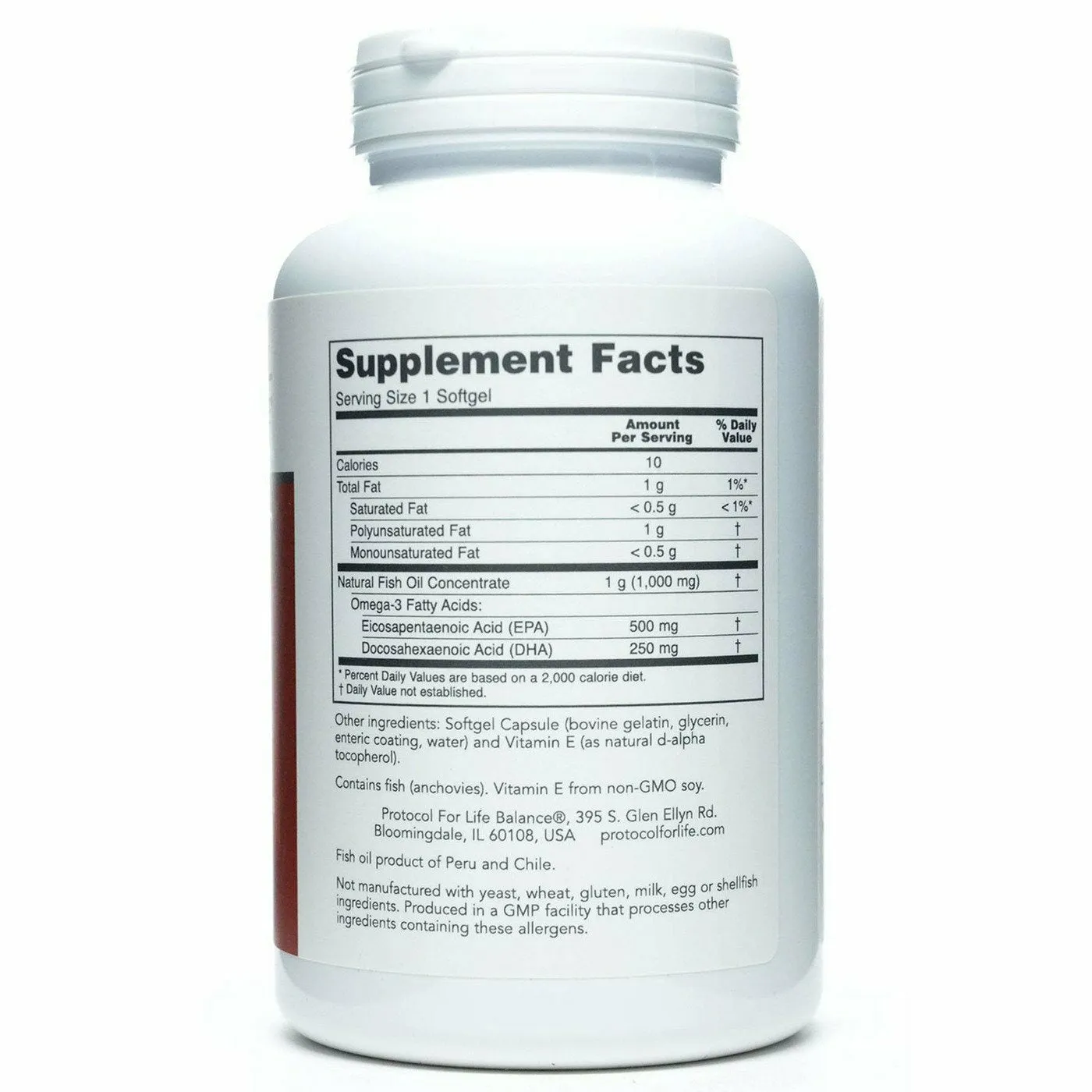 Ultra Omega-3 180 gels by Protocol For Life Balance