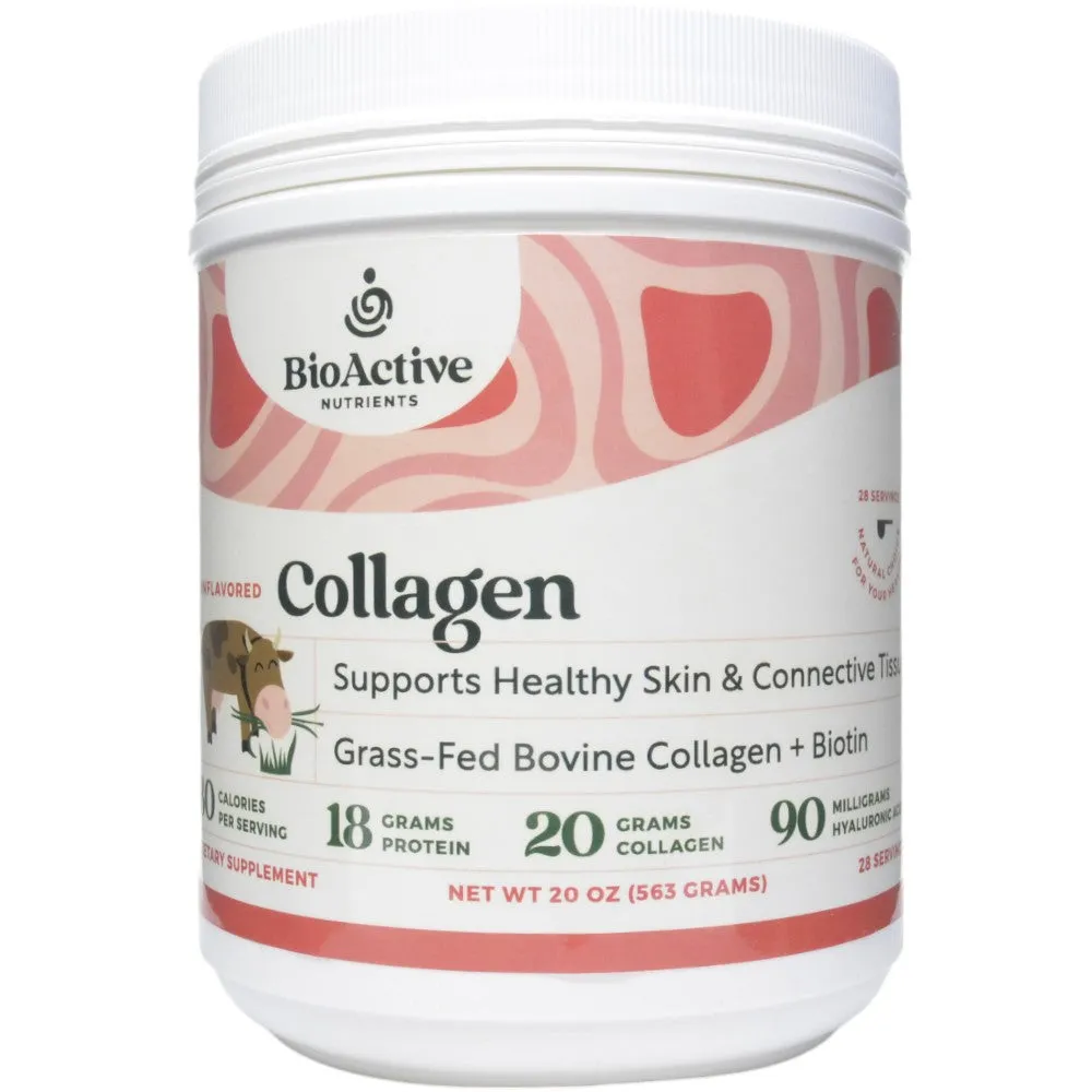 Unflavored Collagen with Hyaluronic Acid 20 oz by BioActive Nutrients
