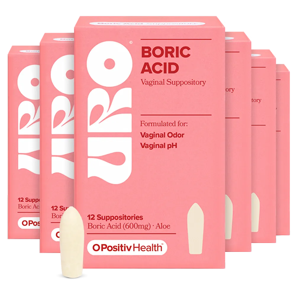 URO Boric Acid Vaginal Suppository - Bundle