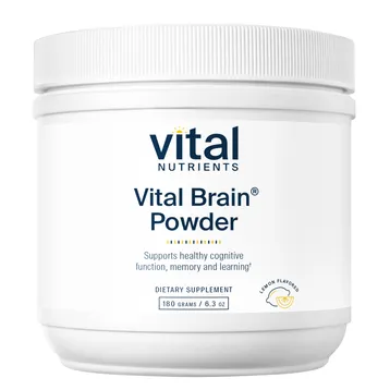 Vital Brain Powder Lemon 180 g by Vital Nutrients