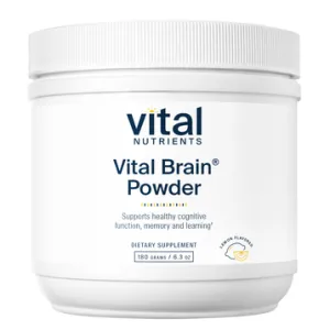 Vital Brain Powder Lemon 180 g by Vital Nutrients