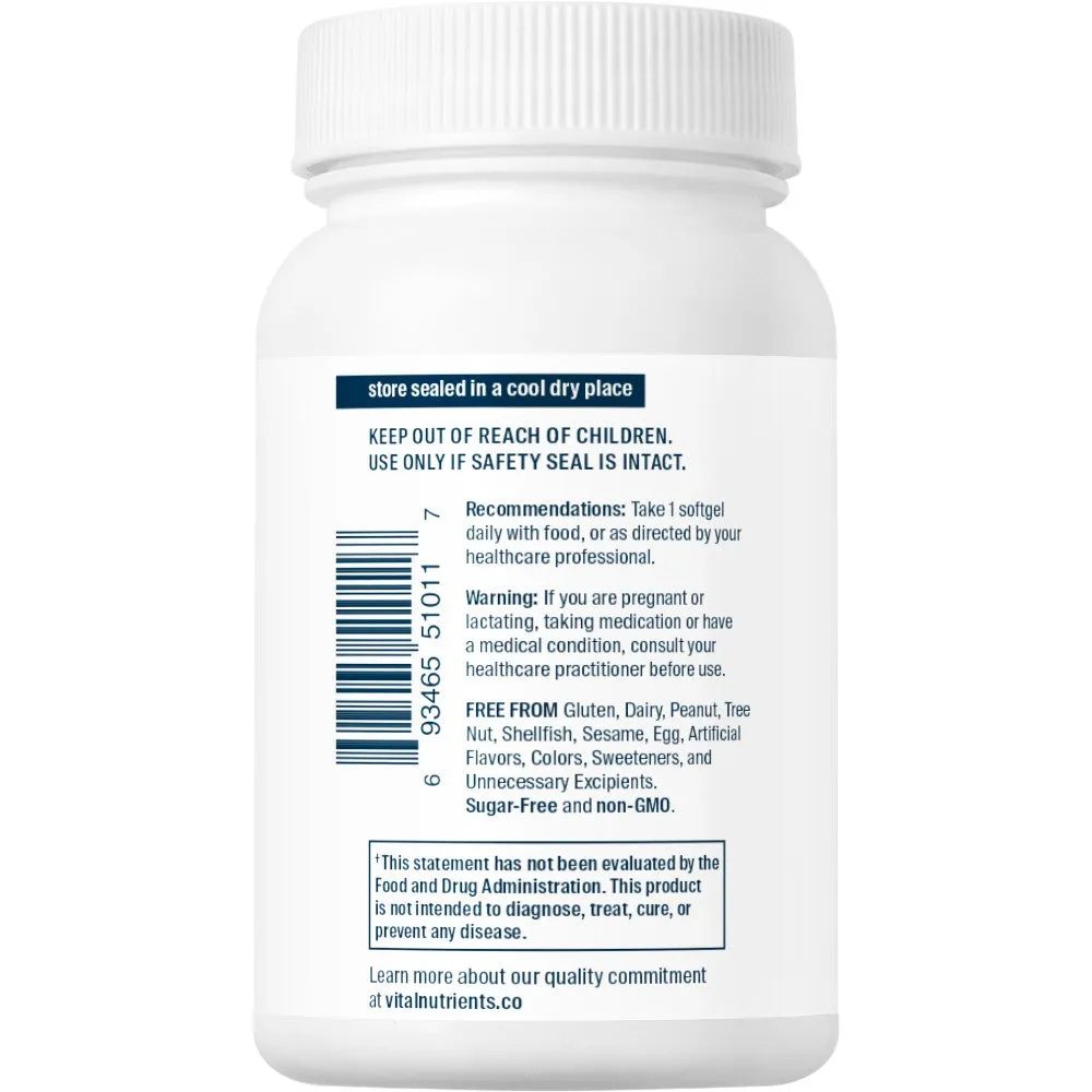 Vitamin A 25.000 IU 100 gels by Vital Nutrients
