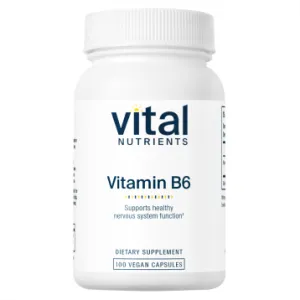Vitamin B-6 100 mg 100 caps by Vital Nutrients