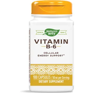 Vitamin B6 50 mg 100 caps by Nature's Way