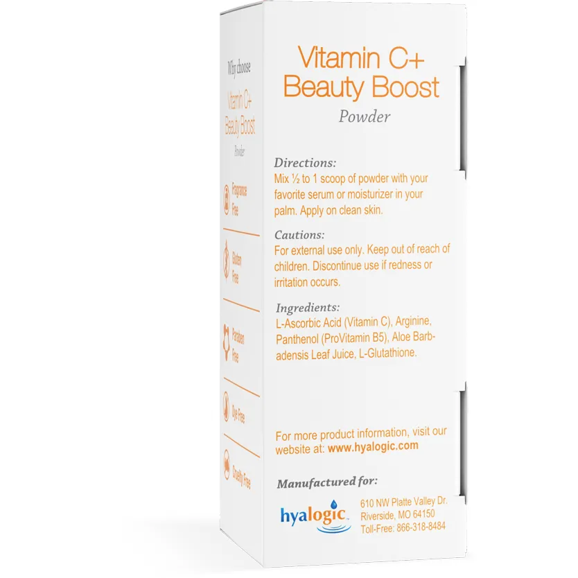 Vitamin C Beauty Boost Powder 0.21 oz by Hyalogic