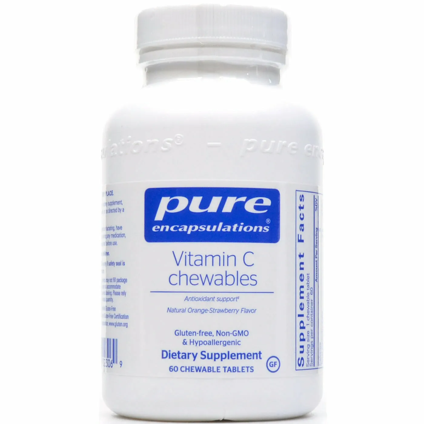 Vitamin C Chewables 60 tabs by Pure Encapsulations