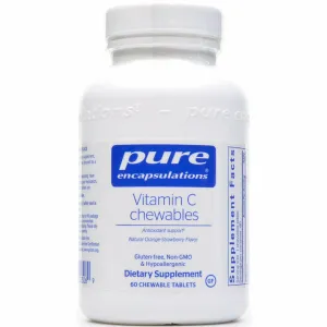 Vitamin C Chewables 60 tabs by Pure Encapsulations