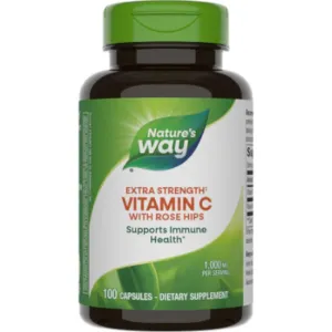 Vitamin C with Rose Hips Extra Strength 100 caps by Nature's Way