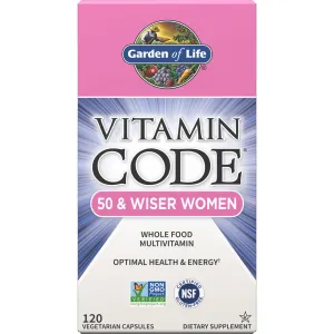 Vitamin Code 50 & Wiser Women 120 vcaps by Garden Of Life