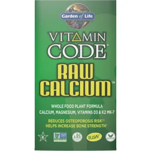 Vitamin Code Raw Calcium 120 vegcaps by Garden of Life