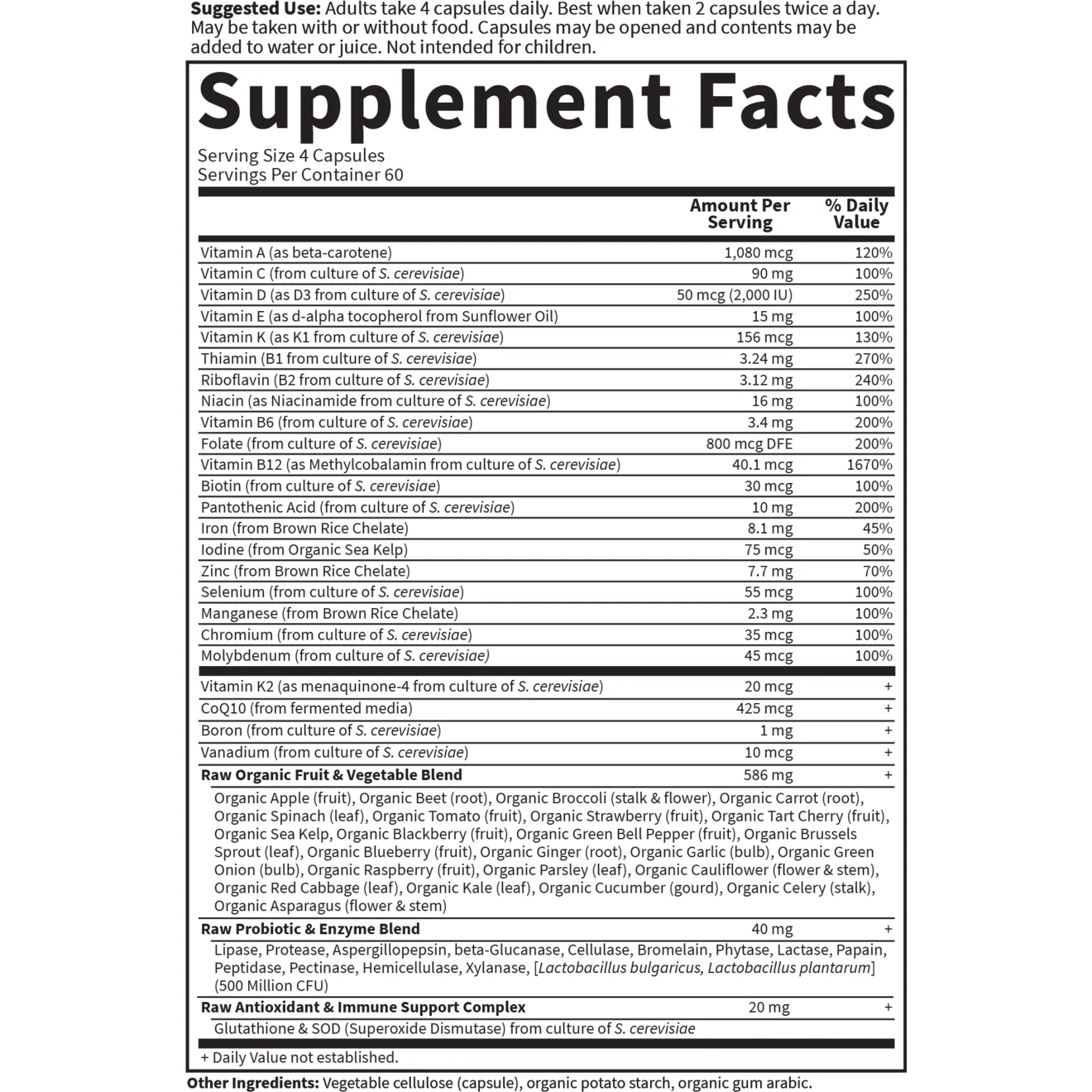 Vitamin Code Womens Multi 240 vegcaps by Garden Of Life