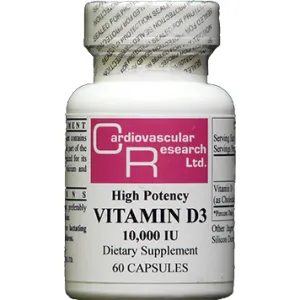 Vitamin D3 10.000 IU 60 caps by Ecological Formulas