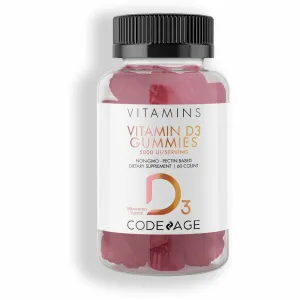 Vitamin D3 5000 IU Strawberry 60 Gummies by CodeAge