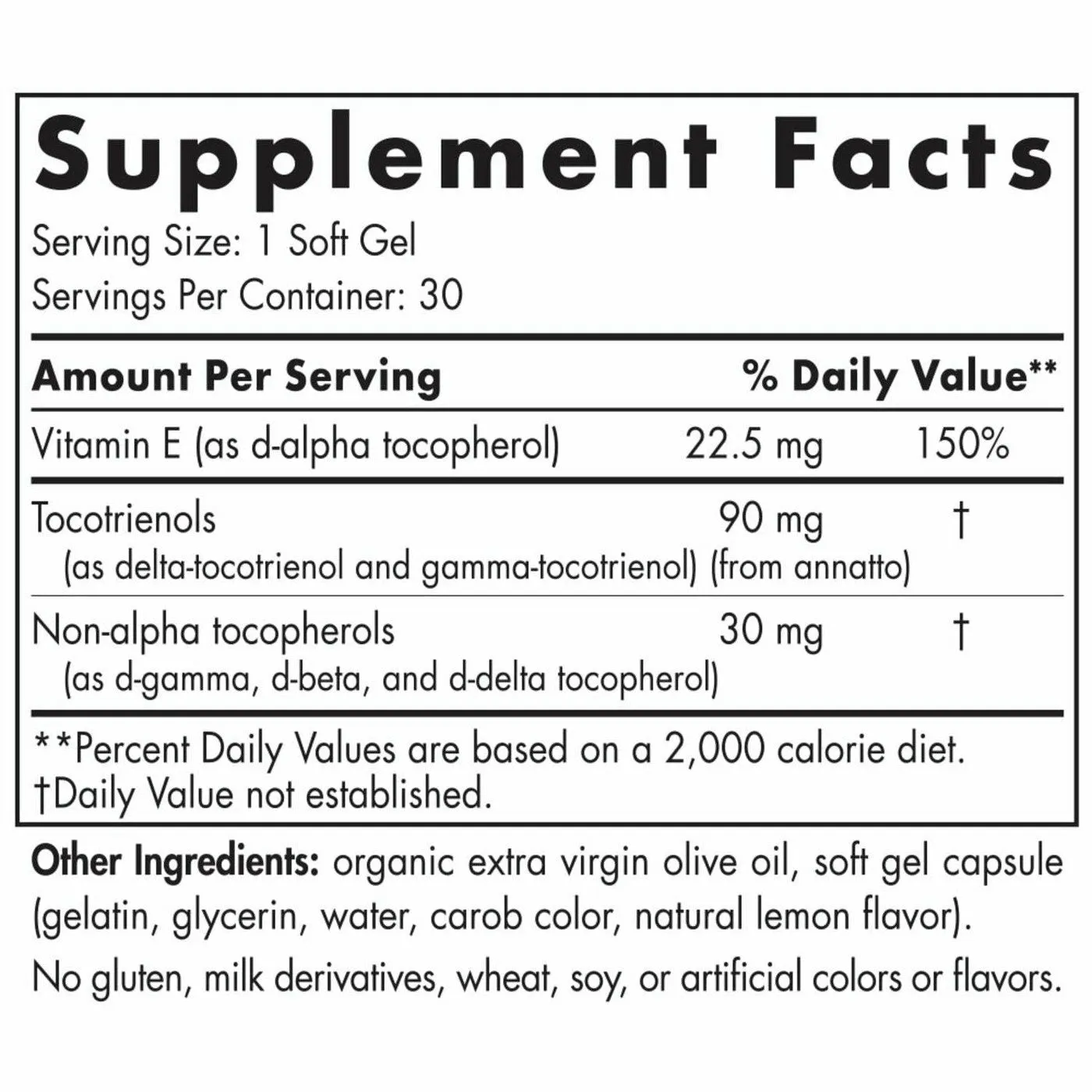 Vitamin E Complex 30 softgels By Nordic Naturals