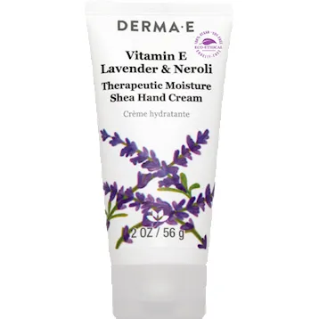 Vitamin E Lav & Neroli Hand Cream 2 oz by DermaE Natural Bodycare