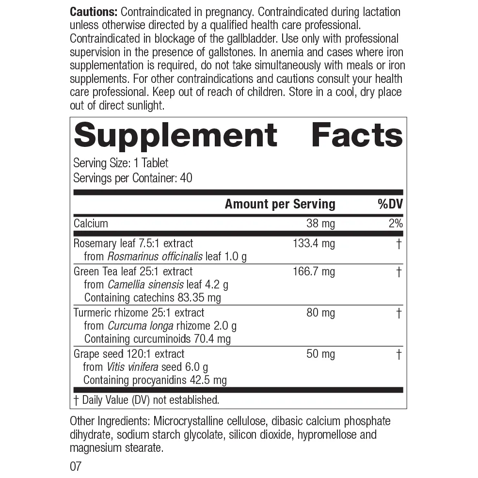 Vitanox. 40 Tablets