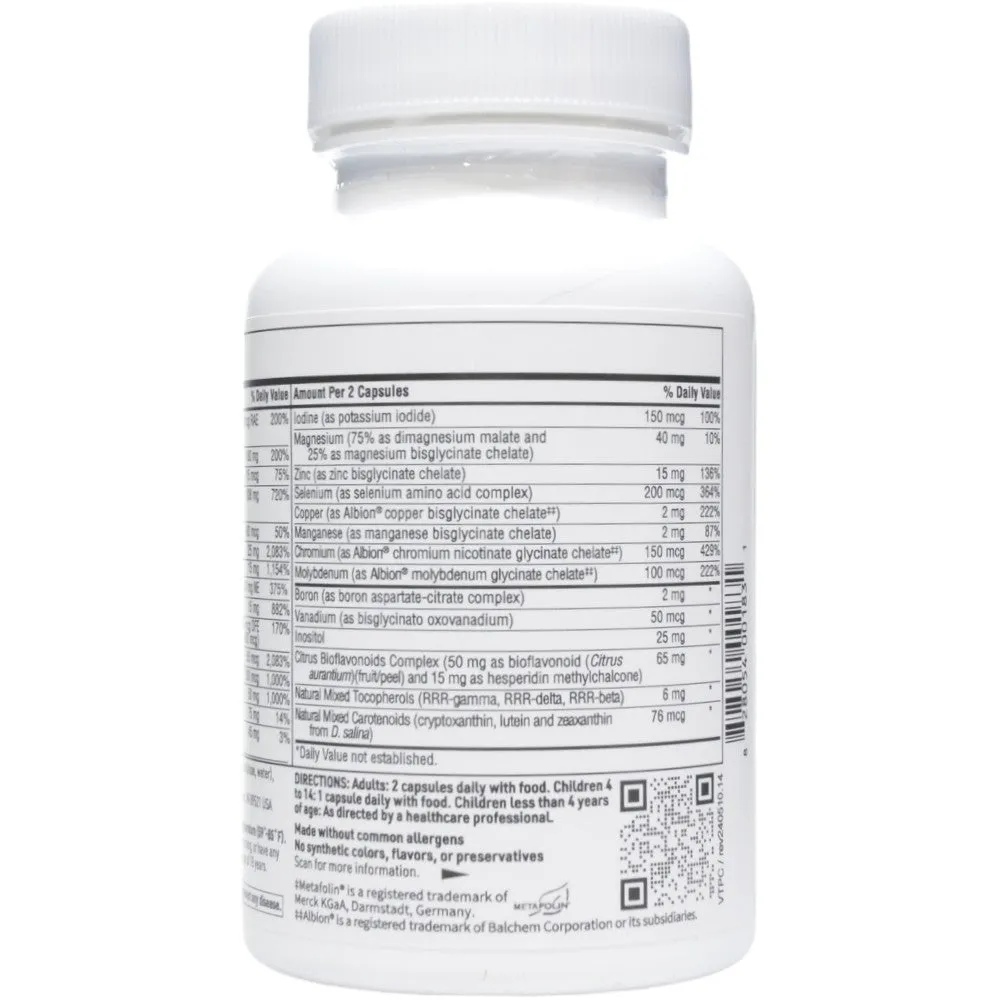 VitaPrime Iron-Free Capsule Form 60 caps By Klaire Labs/SFI Health