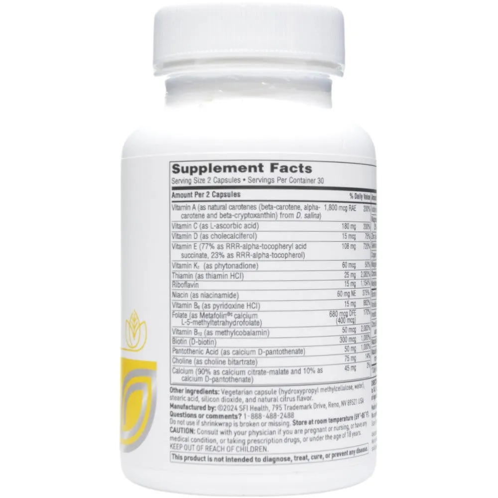 VitaPrime Iron-Free Capsule Form 60 caps By Klaire Labs/SFI Health