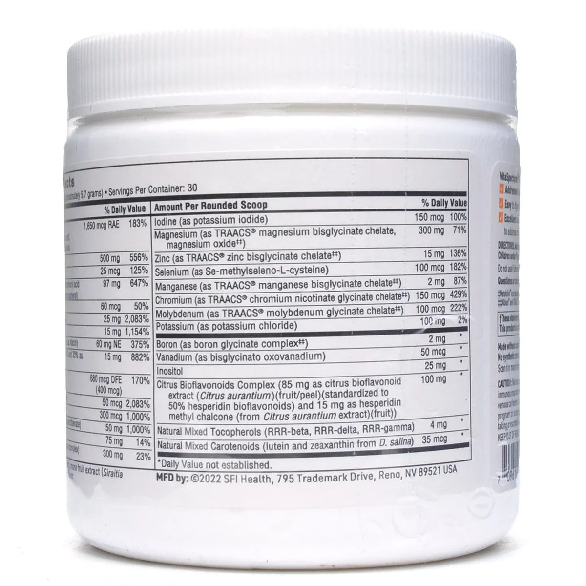 VitaSpectrum Powder Tropical 171 g by Klaire Labs/SFI Health