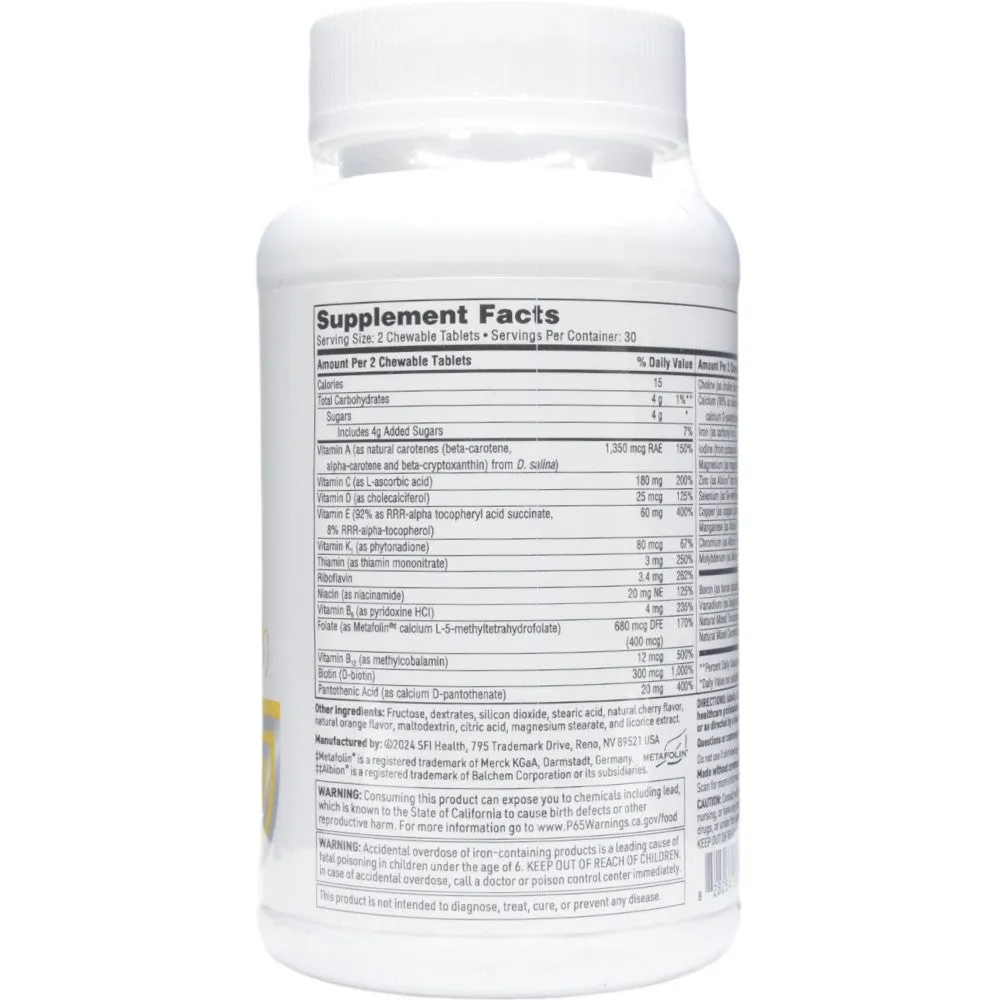 VitaTab Chewable 60 tabs by Klaire Labs/SFI Health