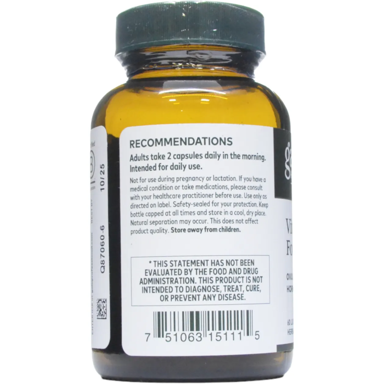 Vitex Reproductive Formula 60 Liquid Phyto-Caps by Gaia Herbs
