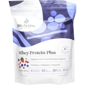 Whey Protein Plus Organic Berry Flavor 20 servings by BioActive Nutrients