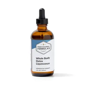Whole Body Detox Liquescence 4 fl oz by Professional Formulas