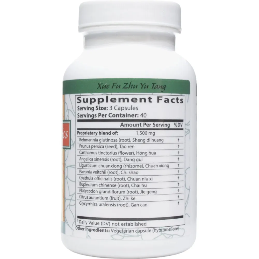 Xue Fu Zhu Yu Tang 120 Capsules by Blue Poppy