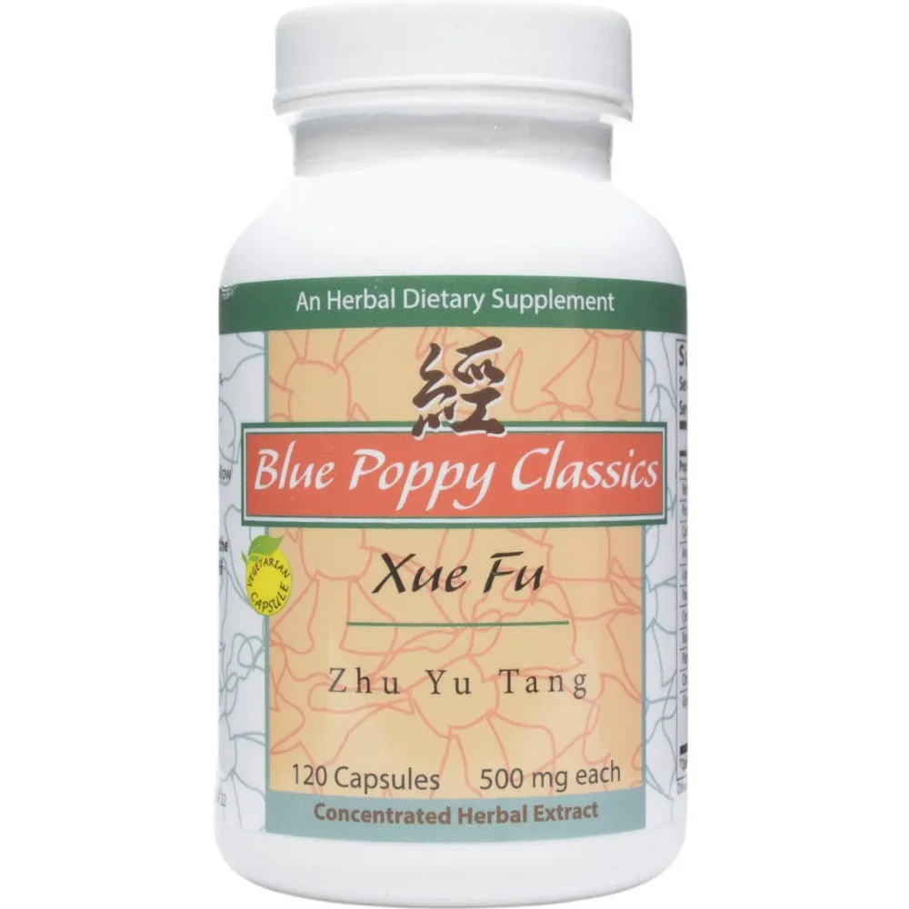 Xue Fu Zhu Yu Tang 120 Capsules by Blue Poppy