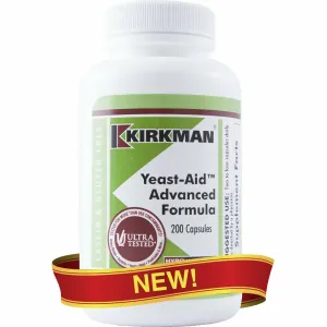 Yeast-Aid Advanced Formula 200 caps by Kirkman Labs