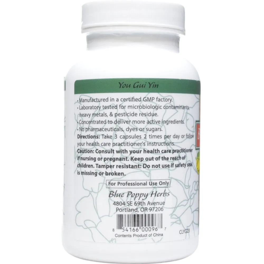 You Gui Yin 120 capsules by Blue Poppy