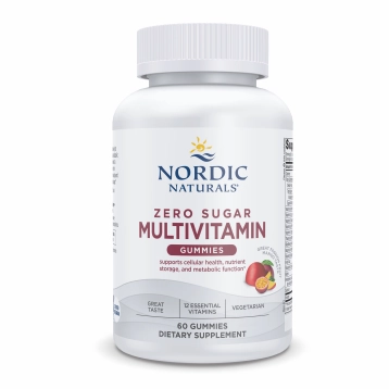 Zero Sugar Multivitamin 60 gummies by Nordic Naturals