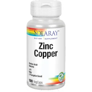 Zinc Copper 100 vcaps by Solaray