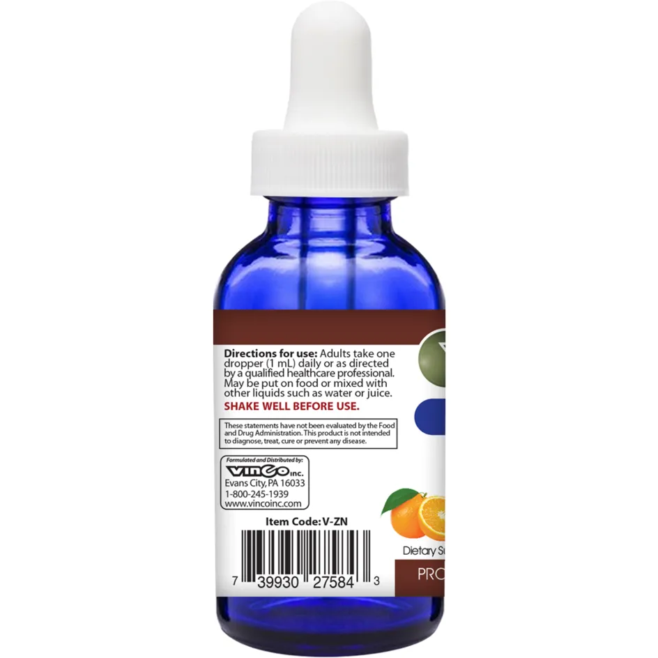 Zinc (Liposomal) 2 fl oz by Vinco
