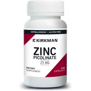 Zinc Picolinate 25 mg 150 caps by Kirkman Labs
