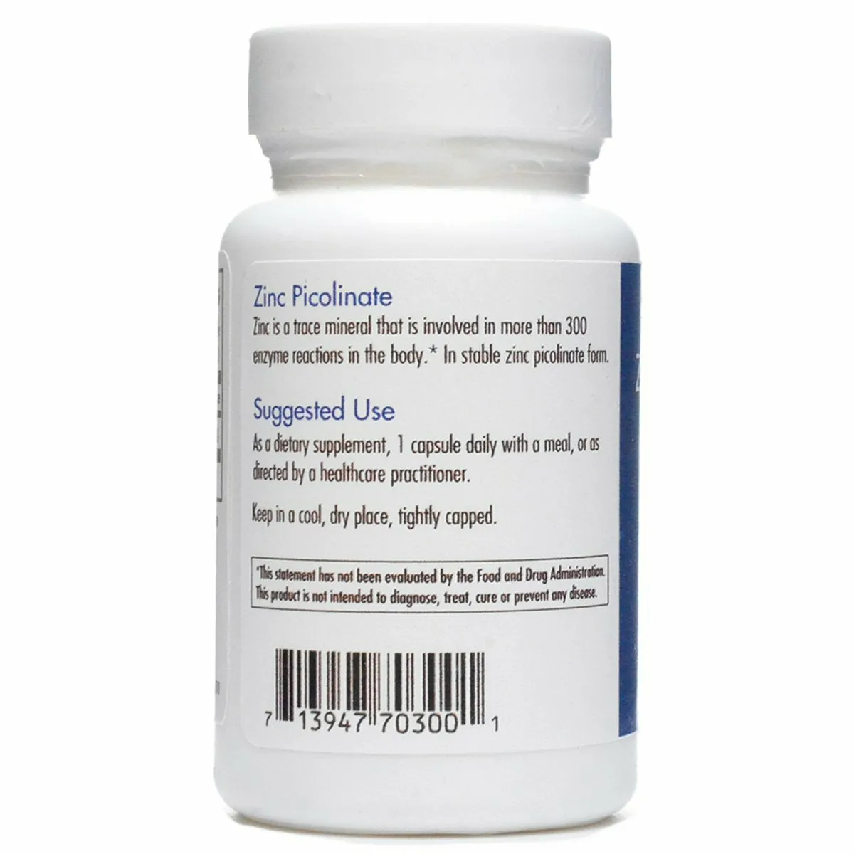 Zinc Picolinate 25 mg 60 caps by Allergy Research Group